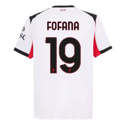 Maglia Gara AC Milan Trasferta FOFANA #19 Uomo 2025/26