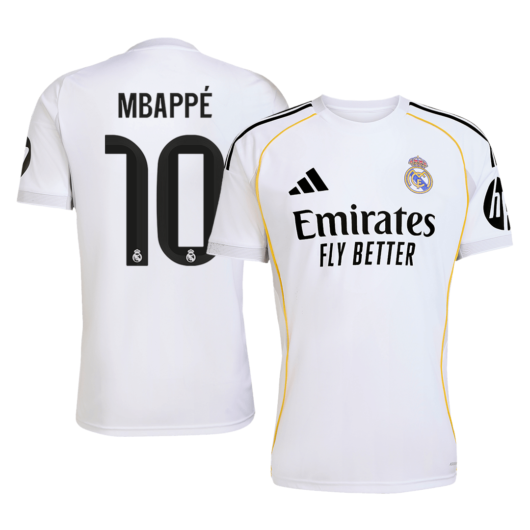 Maglia Replica Real Madrid Casa MBAPPÉ #10 Uomo 2025/26