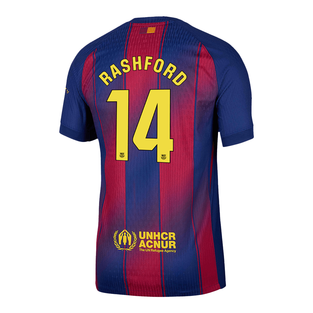 Maglia Gara Barcelona Casa RASHFORD #14 Uomo 2025/26