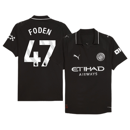 Maglia Gara Manchester City Trasferta FODEN #47 Uomo 2025/26