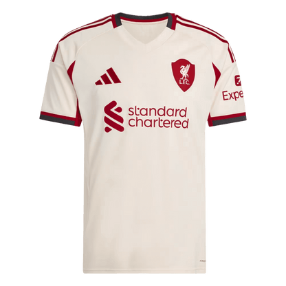 Maglia Replica Liverpool Trasferta SZOBOSZLAI #8 Uomo 2025/26