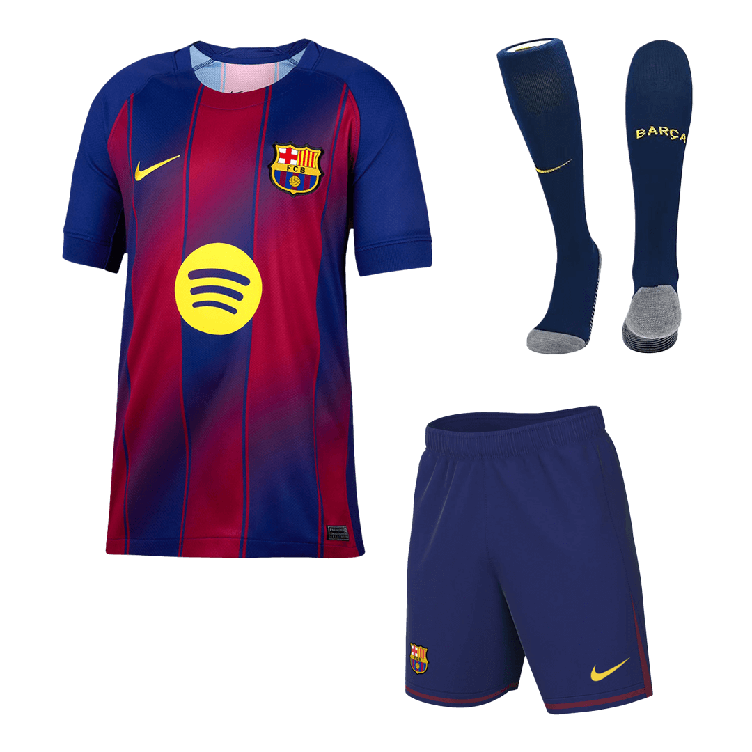 Kit Completo Barcelona Casa Uomo 2025/26 - 3 Pezzi