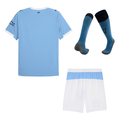 Kit Completo Manchester City Casa Uomo 2025/26 - 3 Pezzi