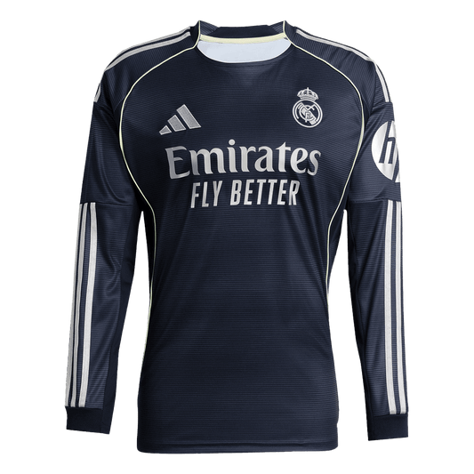 Maglia Replica Real Madrid Trasferta Uomo 2025/26 - Manica Lunga