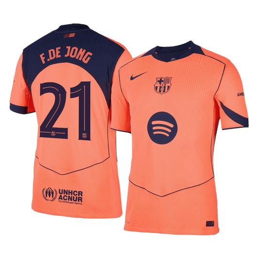 Maglia Gara Barcelona Terza F.DE JONG #21 Uomo 2025/26
