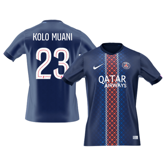 Maglia Replica PSG Casa KOLO MUANI #23 Uomo 2025/26