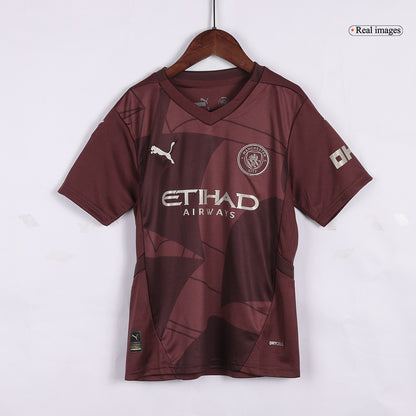 Completo Bambino Manchester City Terza 2024/25 - 3 Pezzi