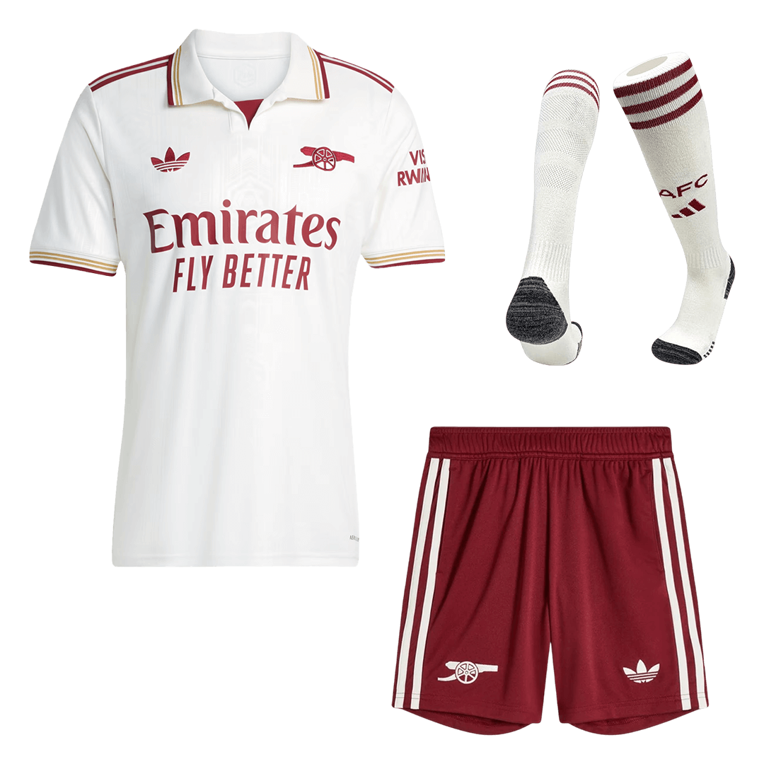 Kit Completo Arsenal Terza Uomo 2025/26 - 3 Pezzi