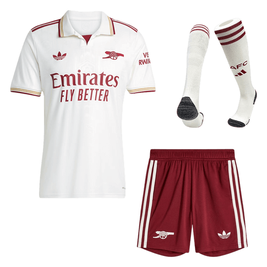 Kit Completo Arsenal Terza Uomo 2025/26 - 3 Pezzi