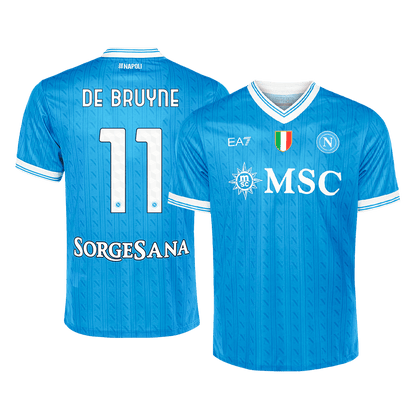 Maglia Replica Napoli Casa DE BRUYNE #11 Uomo 2025/26