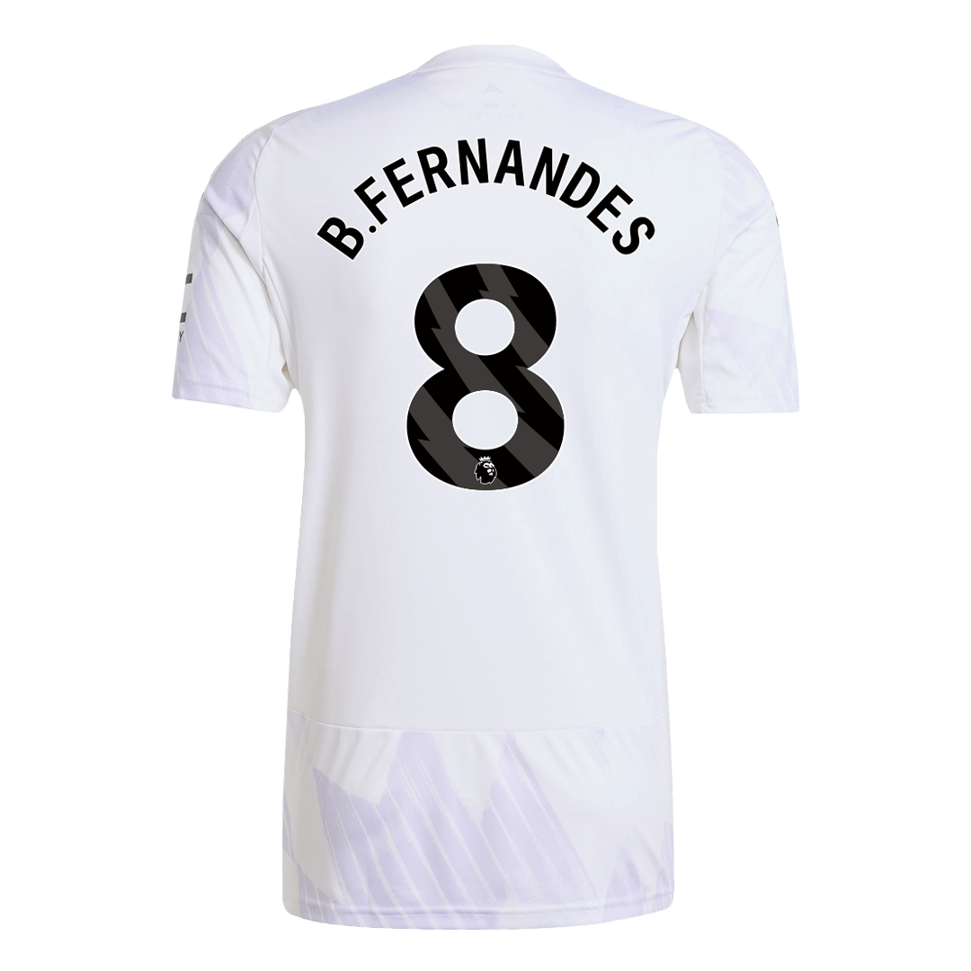 Maglia Replica Manchester United Trasferta B.FERNANDES #8 Uomo 2025/26