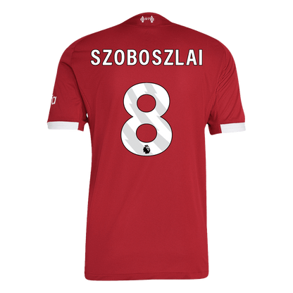 Maglia Gara Liverpool Casa SZOBOSZLAI #8 Uomo 2025/26