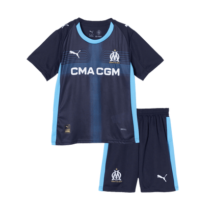 Base Kit Bambino Marseille Trasferta 2025/26 - 2 Pezzi