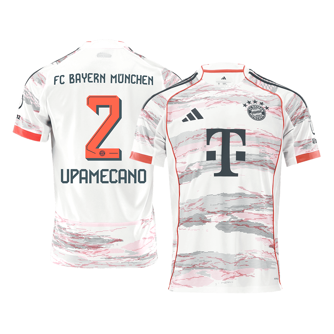 Maglia Replica Bayern Munich Trasferta UPAMECANO #2 Uomo 2025/26