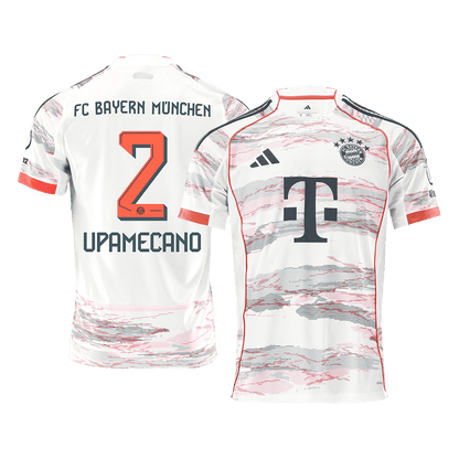 Maglia Replica Bayern Munich Trasferta UPAMECANO #2 Uomo 2025/26