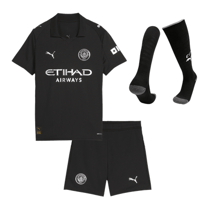 Completo Bambino Manchester City Trasferta 2025/26 - 3 Pezzi