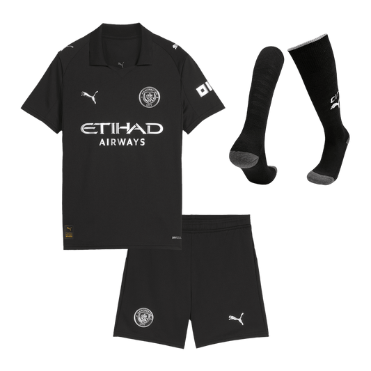 Completo Bambino Manchester City Trasferta 2025/26 - 3 Pezzi