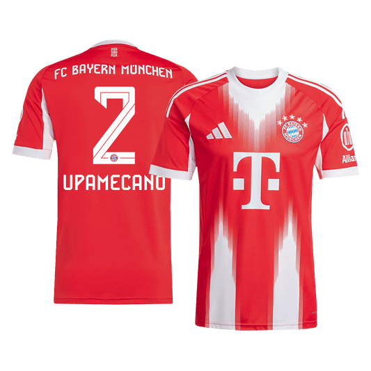 Maglia Replica Bayern Munich Casa UPAMECANO #2 Uomo 2025/26