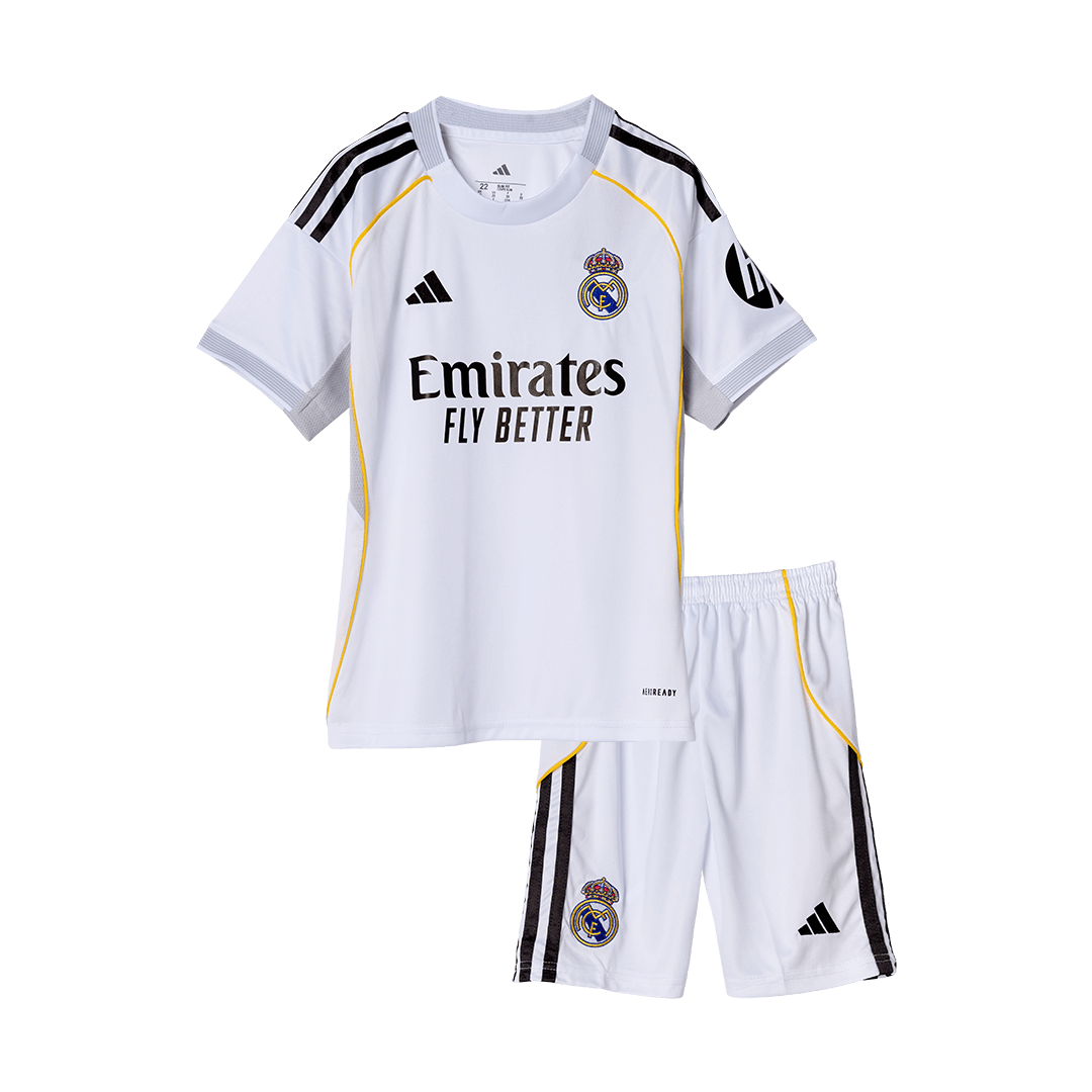 Base Kit Bambino Real Madrid Casa 2025/26 - 2 Pezzi