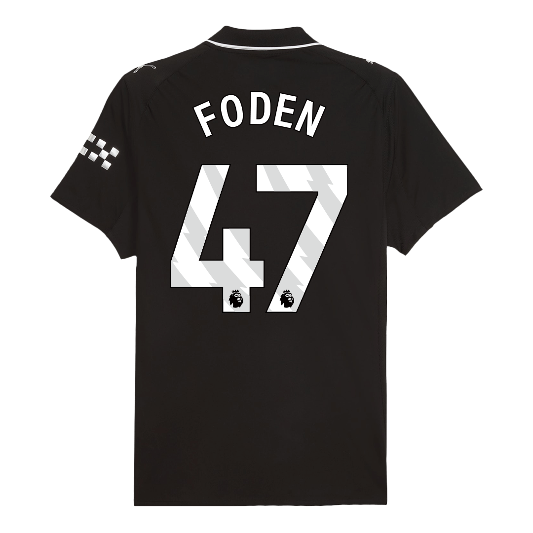 Maglia Gara Manchester City Trasferta FODEN #47 Uomo 2025/26
