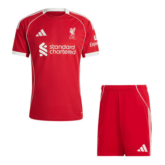Completo Base Liverpool Casa Uomo 2025/26 - 2 Pezzi