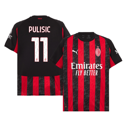 Maglia Replica AC Milan Casa PULISIC #11 Uomo 2025/26