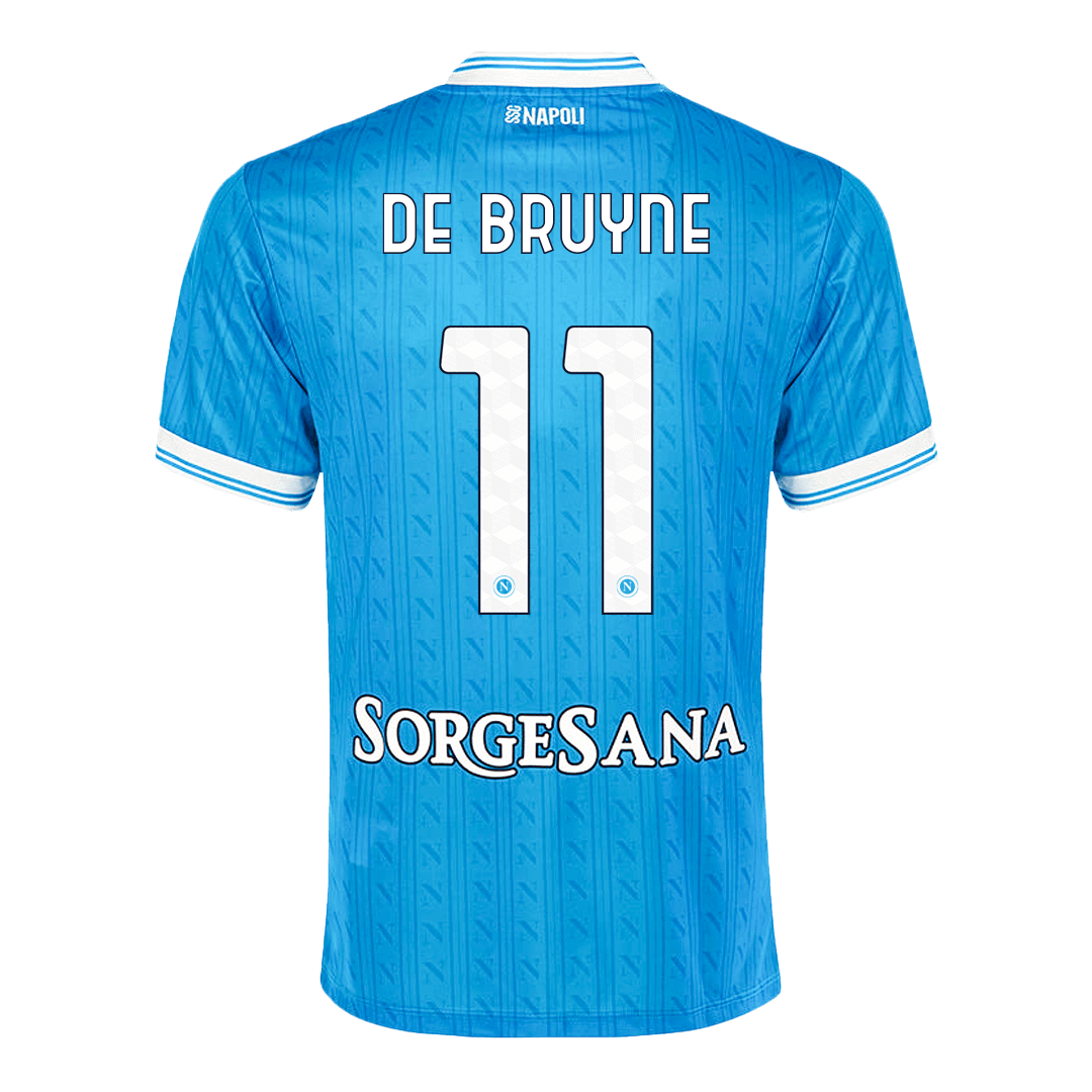 Maglia Replica Napoli Casa DE BRUYNE #11 Uomo 2025/26