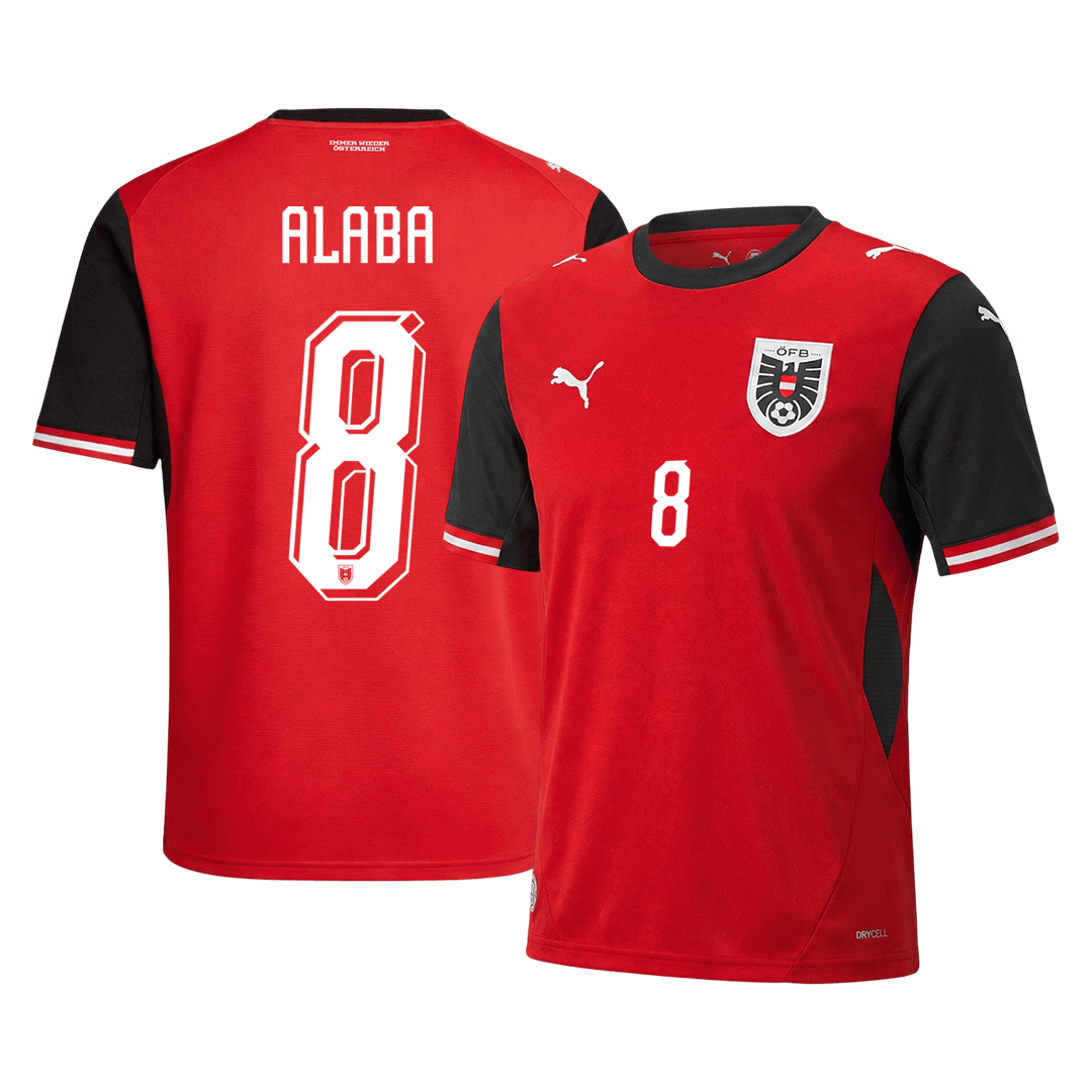 Maglia Replica Austria Casa ALABA #8 Uomo 2026