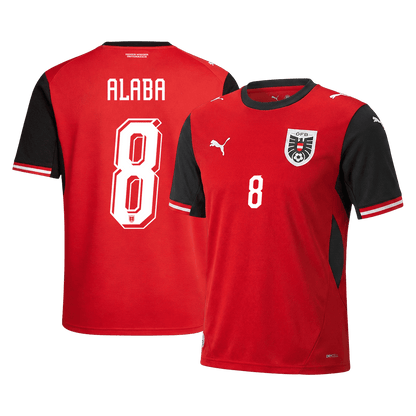 Maglia Replica Austria Casa ALABA #8 Uomo 2026