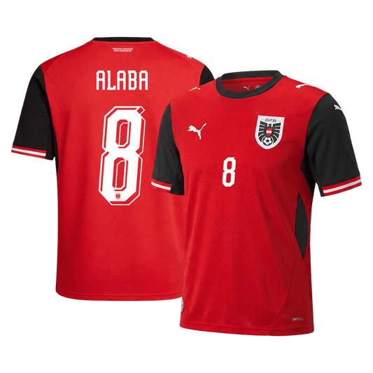 Maglia Replica Austria Casa ALABA #8 Uomo 2026