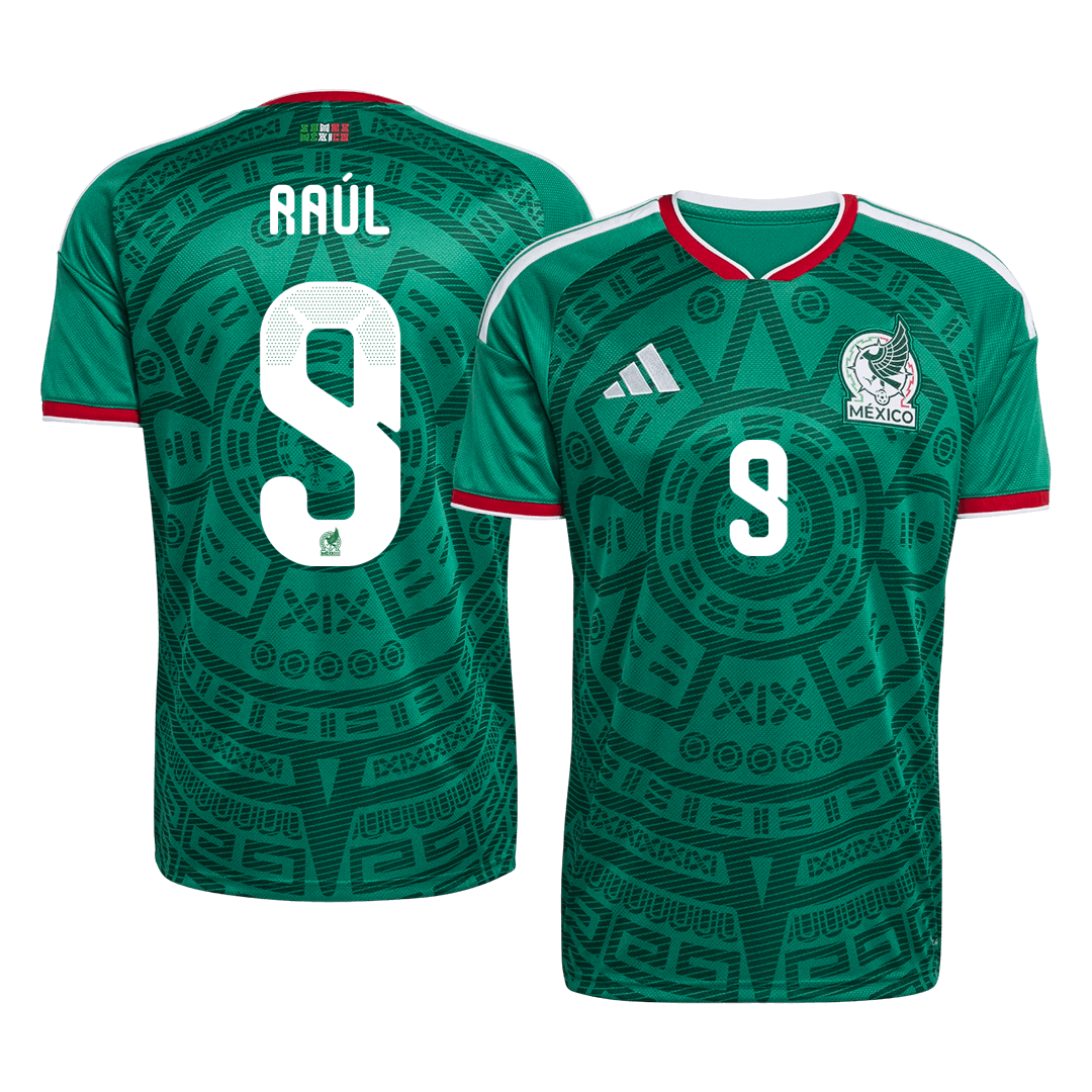Maglia Replica Messico Casa Raúl #9 Uomo 2026