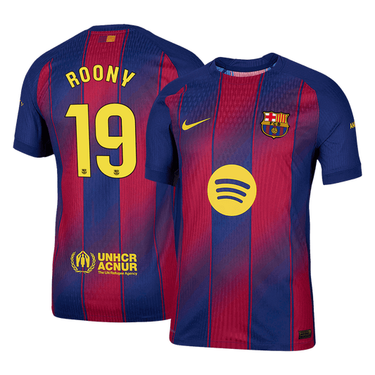 Maglia Gara Barcelona Casa ROONY #19 Uomo 2025/26