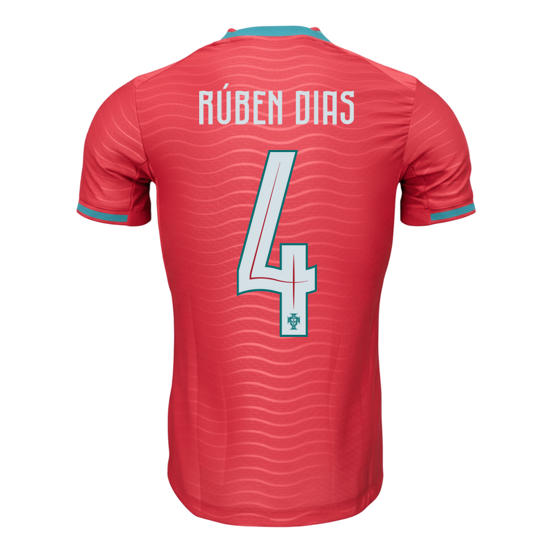 Maglia Gara Portogallo Casa RÚBEN DIAS #4 Uomo 2026