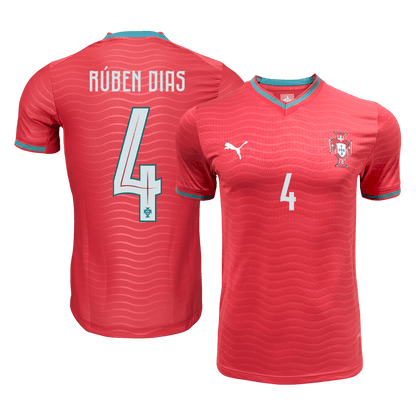 Maglia Gara Portogallo Casa RÚBEN DIAS #4 Uomo 2026