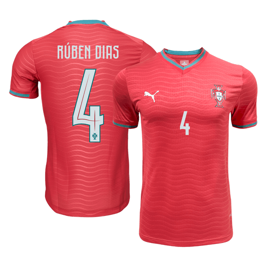 Maglia Gara Portogallo Casa RÚBEN DIAS #4 Uomo 2026