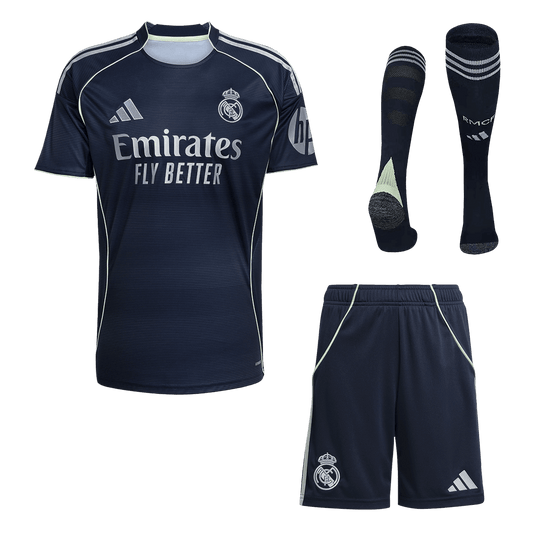 Kit Completo Real Madrid Trasferta Uomo 2025/26 - 3 Pezzi