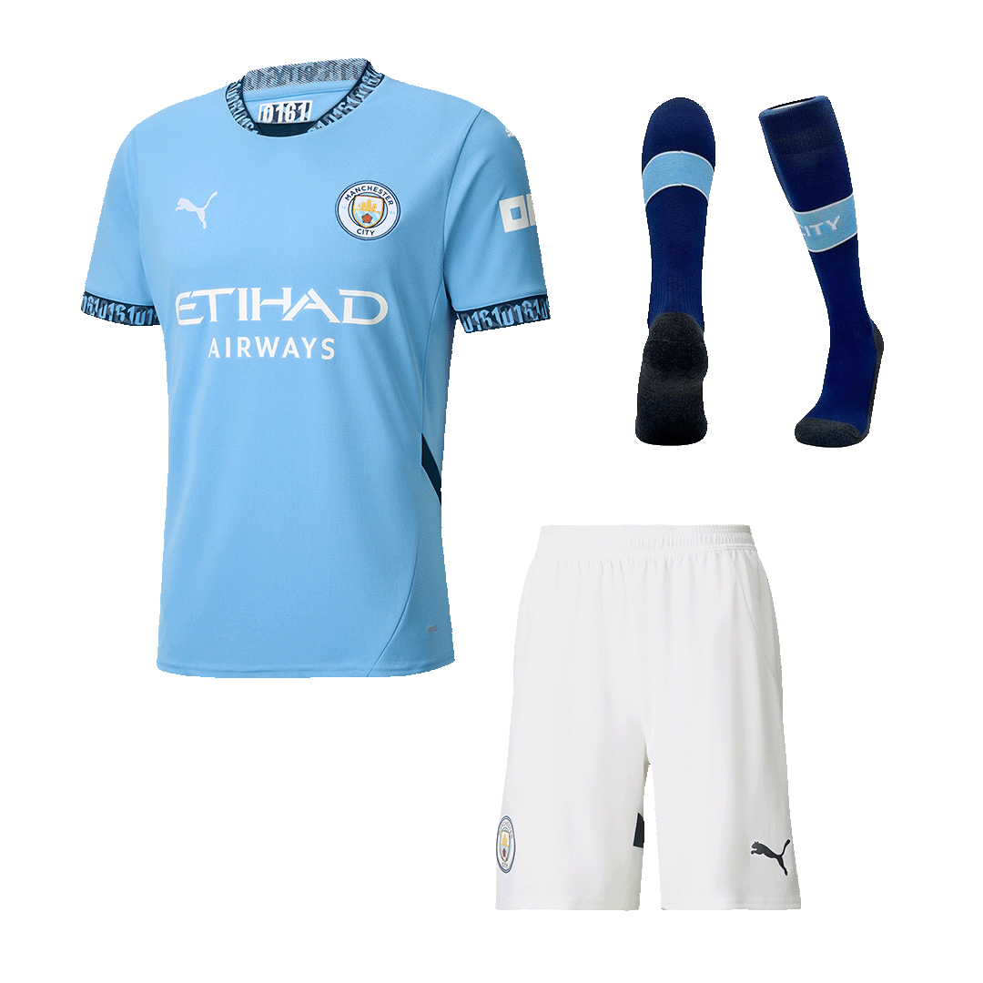 Kit Completo Manchester City Casa Uomo - 3 Pezzi