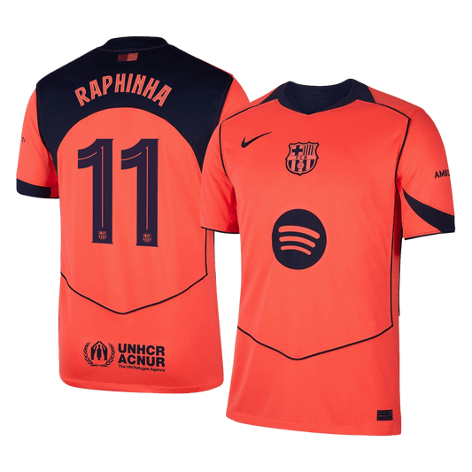 Maglia Replica Barcelona Terza RAPHINHA #11 Uomo 2025/26