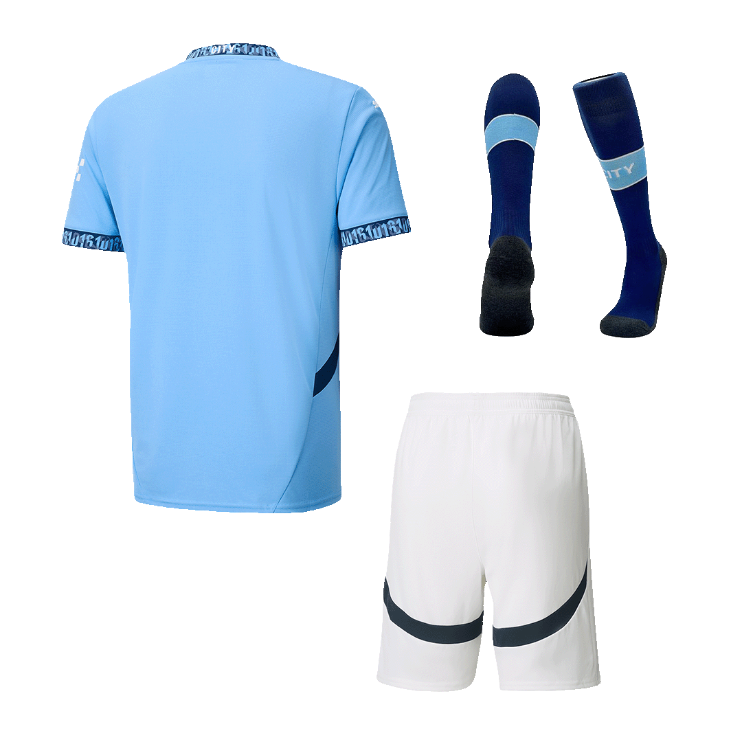 Kit Completo Manchester City Casa Uomo - 3 Pezzi