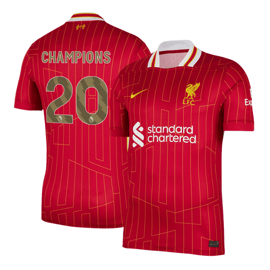 Maglia Replica Liverpool CHAMPIONS #20 Casa Uomo 2024/25