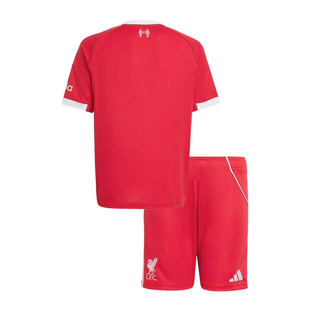 Base Kit Bambino Liverpool Casa 2025/26 - 2 Pezzi