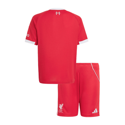 Base Kit Bambino Liverpool Casa 2025/26 - 2 Pezzi