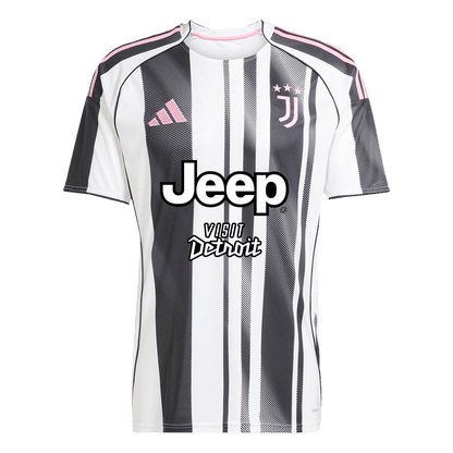 Maglia Replica Juventus Casa Uomo 2025/26 - Jeep Visit Detroit Sponsor