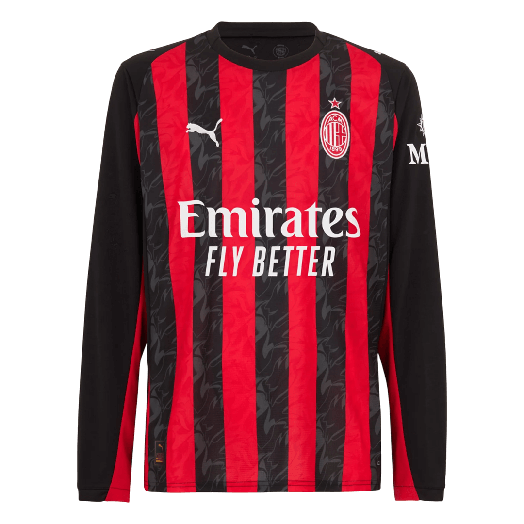 Maglia Gara AC Milan Uomo Casa Uomo 2025/26 - Manica Lunga